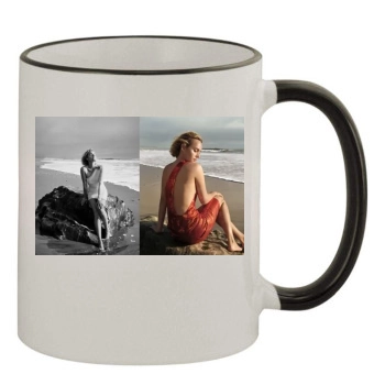 Amber Valletta 11oz Colored Rim & Handle Mug