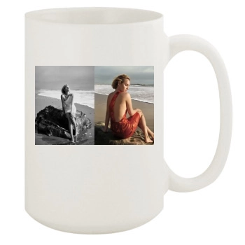 Amber Valletta 15oz White Mug