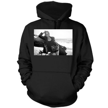 Amber Valletta Mens Pullover Hoodie Sweatshirt