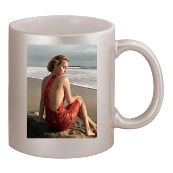 Amber Valletta 11oz Metallic Silver Mug