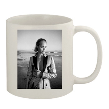 Amber Valletta 11oz White Mug