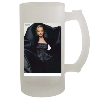 Amber Valletta 16oz Frosted Beer Stein