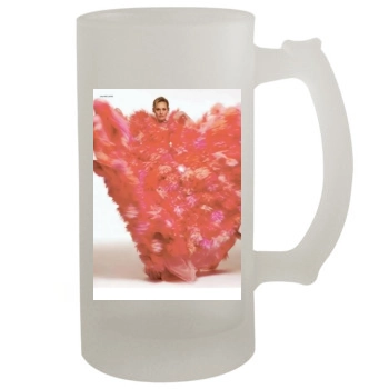 Amber Valletta 16oz Frosted Beer Stein