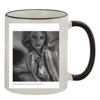 Amber Valletta 11oz Colored Rim & Handle Mug