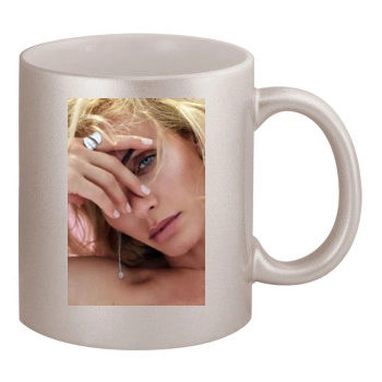 Amber Valletta 11oz Metallic Silver Mug