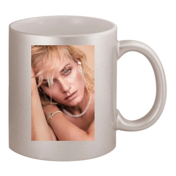 Amber Valletta 11oz Metallic Silver Mug