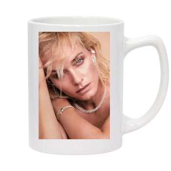 Amber Valletta 14oz White Statesman Mug