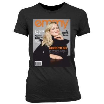 Amy Poehler Women's Junior Cut Crewneck T-Shirt