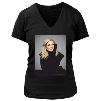 Amy Poehler Women's Deep V-Neck TShirt