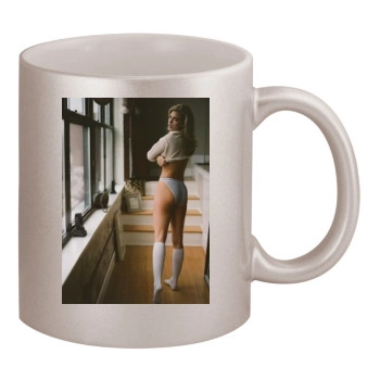 AnnaLynne McCord 11oz Metallic Silver Mug