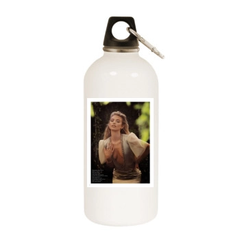 AnnaLynne McCord White Water Bottle With Carabiner