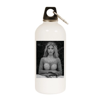 AnnaLynne McCord White Water Bottle With Carabiner