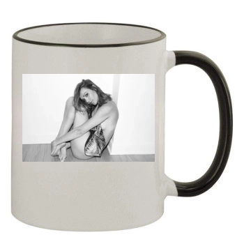 Arielle Kebbel 11oz Colored Rim & Handle Mug