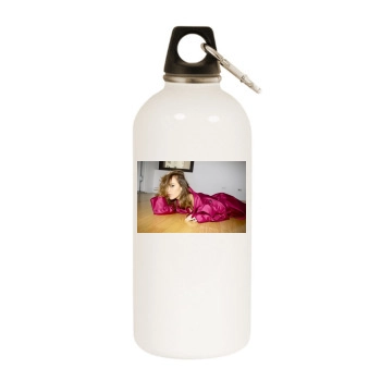 Arielle Kebbel White Water Bottle With Carabiner