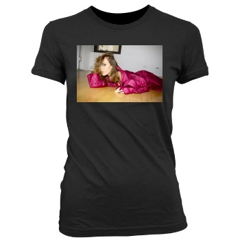 Arielle Kebbel Women's Junior Cut Crewneck T-Shirt