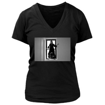 Arielle Kebbel Women's Deep V-Neck TShirt