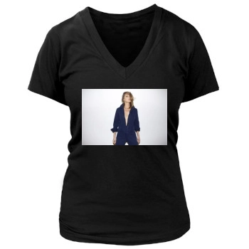 Arielle Kebbel Women's Deep V-Neck TShirt