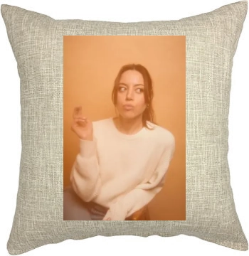 Aubrey Plaza Pillow