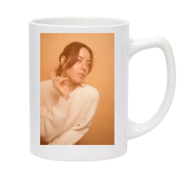 Aubrey Plaza 14oz White Statesman Mug