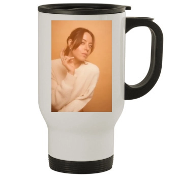 Aubrey Plaza Stainless Steel Travel Mug