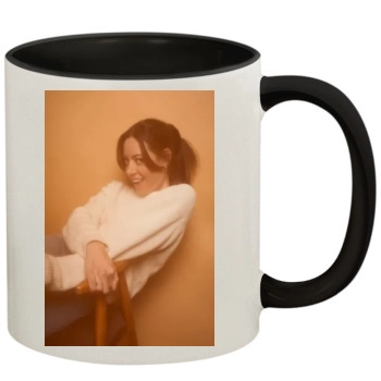 Aubrey Plaza 11oz Colored Inner & Handle Mug