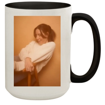 Aubrey Plaza 15oz Colored Inner & Handle Mug