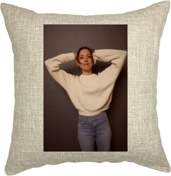 Aubrey Plaza Pillow