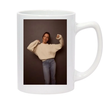 Aubrey Plaza 14oz White Statesman Mug