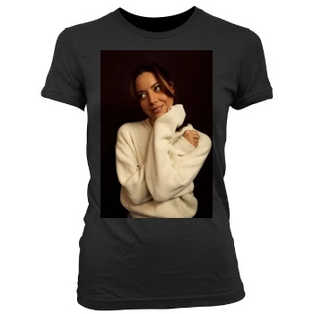 Aubrey Plaza Women's Junior Cut Crewneck T-Shirt