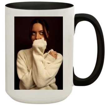 Aubrey Plaza 15oz Colored Inner & Handle Mug