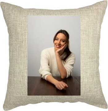 Aubrey Plaza Pillow