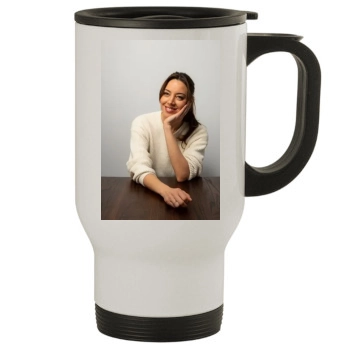 Aubrey Plaza Stainless Steel Travel Mug