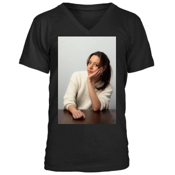 Aubrey Plaza Men's V-Neck T-Shirt