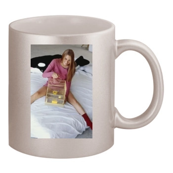 Alicia Silverstone 11oz Metallic Silver Mug