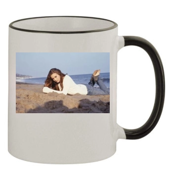 Alicia Silverstone 11oz Colored Rim & Handle Mug