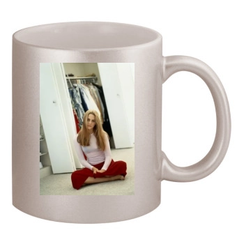 Alicia Silverstone 11oz Metallic Silver Mug