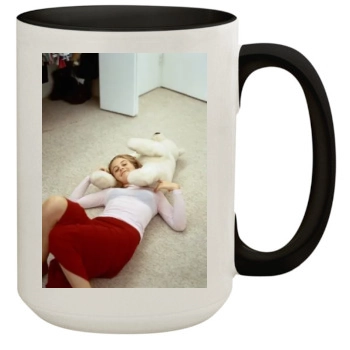 Alicia Silverstone 15oz Colored Inner & Handle Mug