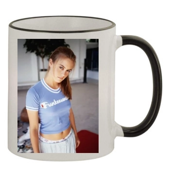 Alicia Silverstone 11oz Colored Rim & Handle Mug