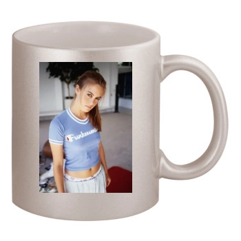 Alicia Silverstone 11oz Metallic Silver Mug