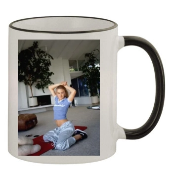 Alicia Silverstone 11oz Colored Rim & Handle Mug