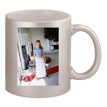 Alicia Silverstone 11oz Metallic Silver Mug