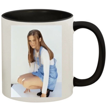 Alicia Silverstone 11oz Colored Inner & Handle Mug