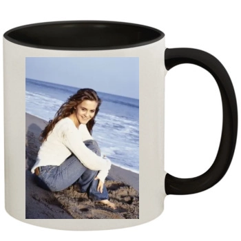 Alicia Silverstone 11oz Colored Inner & Handle Mug