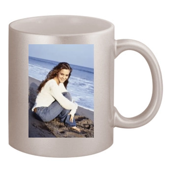 Alicia Silverstone 11oz Metallic Silver Mug