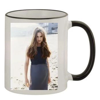 Alicia Silverstone 11oz Colored Rim & Handle Mug