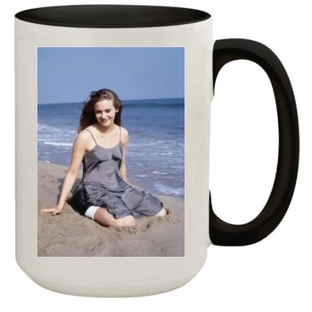 Alicia Silverstone 15oz Colored Inner & Handle Mug