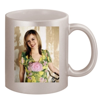 Alicia Silverstone 11oz Metallic Silver Mug