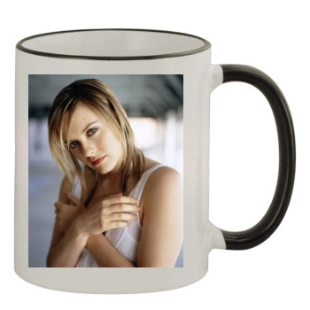 Alicia Silverstone 11oz Colored Rim & Handle Mug