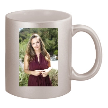 Alicia Silverstone 11oz Metallic Silver Mug