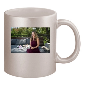 Alicia Silverstone 11oz Metallic Silver Mug